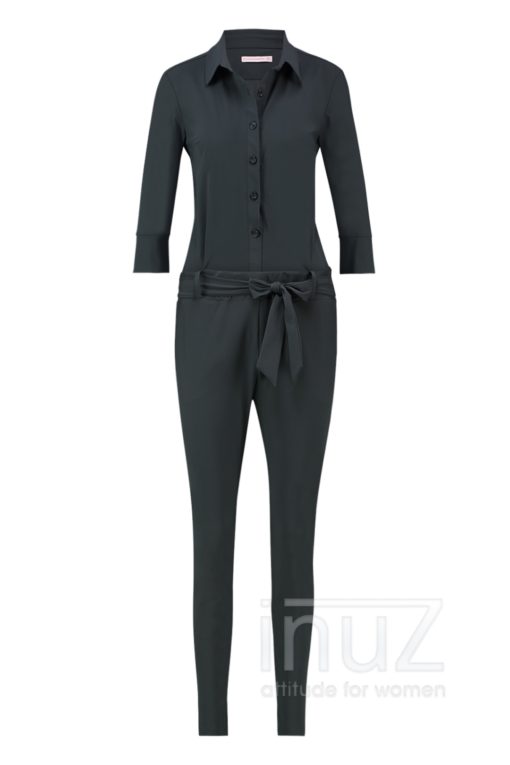 STU190017 Angelique jumpsuit 3/4 grijs