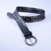 LEE200021 Leren riem Linde 4cm zwart