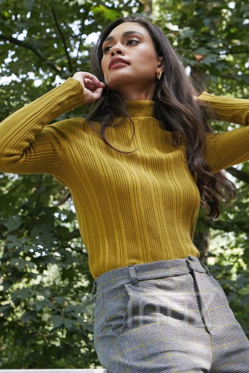 Sweater CARILYN WS - AAI200011 curry - Afbeelding 3