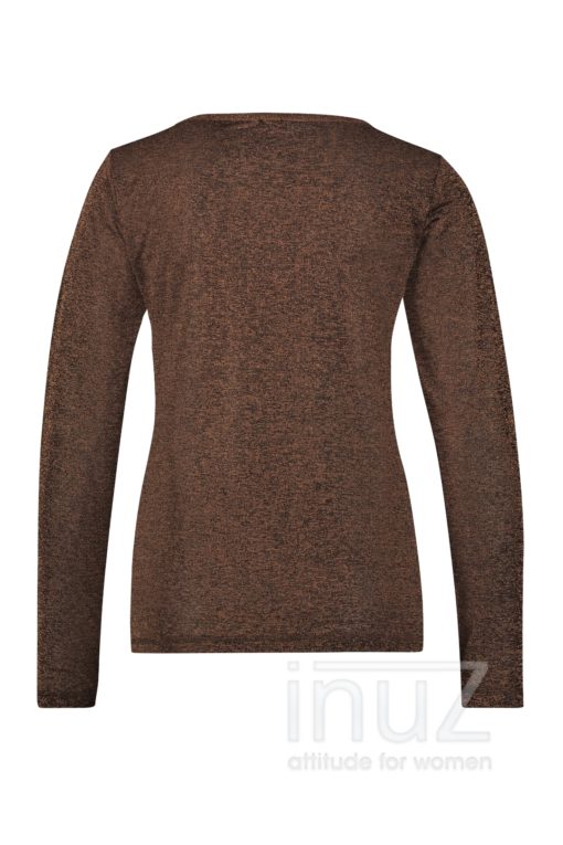 Grace V-Neck - JAN200075 brown - Afbeelding 2