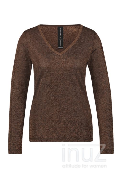 Grace V-Neck - JAN200075 brown