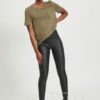 Objbelle coated leggings - OBJ200088 zwart