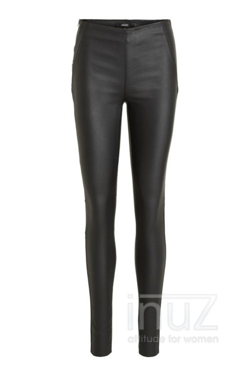 Objbelle coated leggings - OBJ200088 zwart