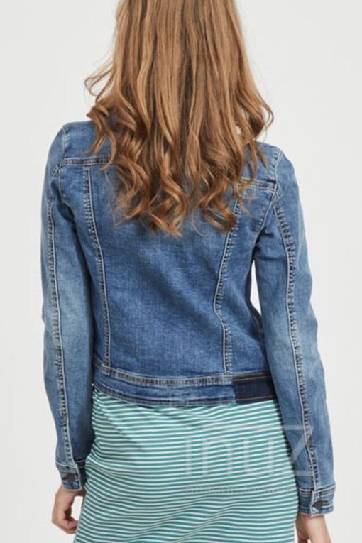 spijkerjas regular fit - OBJ210036 blauw - Afbeelding 4