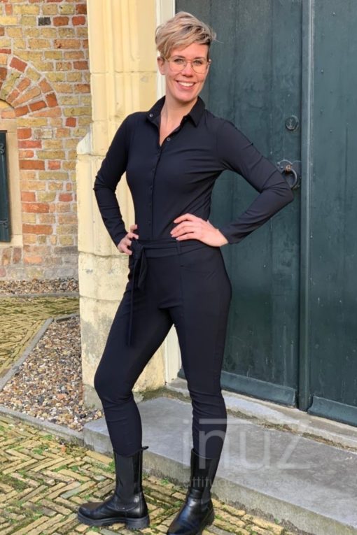 Jumpsuit Diana easy wear -JAN210023 zwart - Afbeelding 2