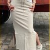 Rok -INU210018- beige