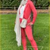 Travelpants -BHA210017- koraal