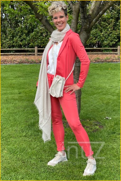 Travelpants -BHA210017- koraal - Afbeelding 3