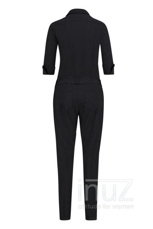 STU190002 Angelique jumpsuit 3/4 zwart