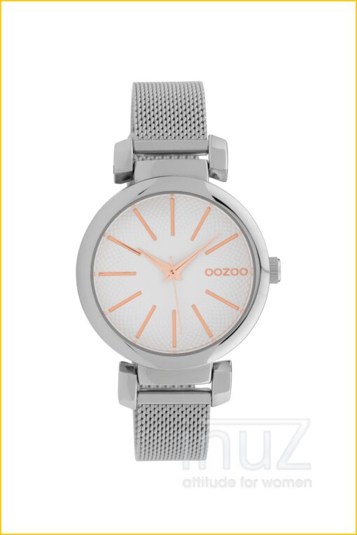 Horloge -OOZ210015- silver/white/rose