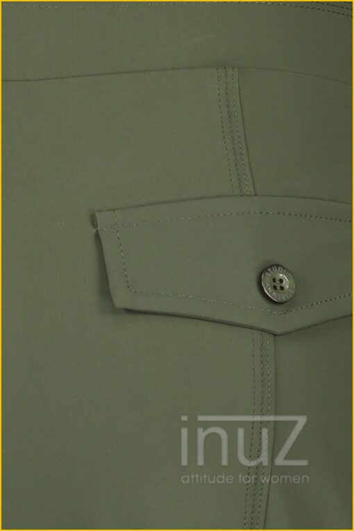 Strakke pantalon New Franka - STU210041 groen