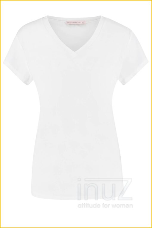Tshirt -STU210090- wit - Afbeelding 3