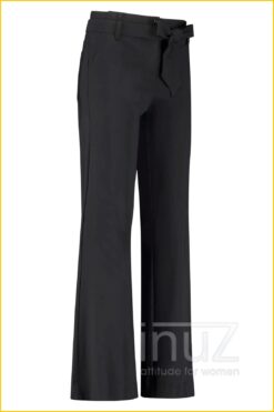 Alternative view of Pantalon wijd Renske - STU210110 zwart