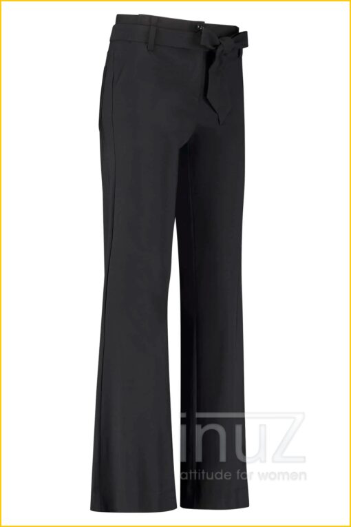 Pantalon wijd Renske - STU210110 zwart
