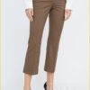 Broek Clara Crop 525 - FIU210008 brown check