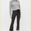 Broek OBJBELLE met wijde pijp - OBJ210082 zwart