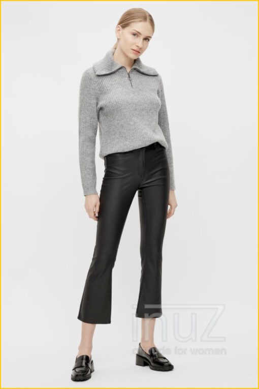 Broek OBJBELLE met wijde pijp - OBJ210082 zwart - Afbeelding 5