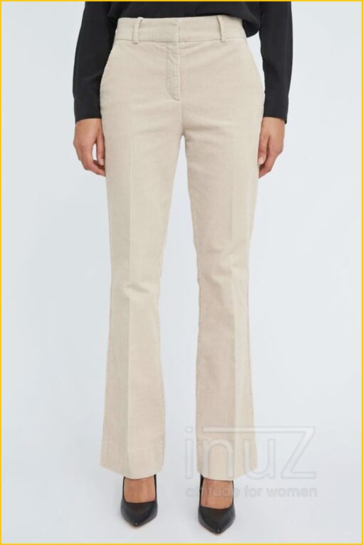 Broek Clara 393 - FIU210006 white corduroy