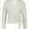Vest met omslag Tamora - AAI210016 groen