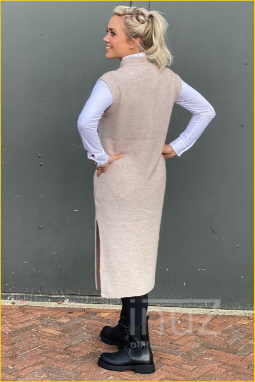 Vest korte mouw - OBJ210087 silver grey Melange - Afbeelding 3