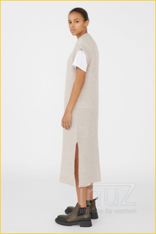 Vest korte mouw - OBJ210087 silver grey Melange - Afbeelding 6