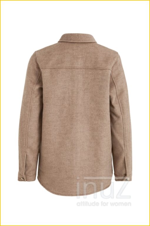 Blouse -OBJ210078- taupe