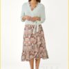Vest met omslag Tamora - AAI210016 groen