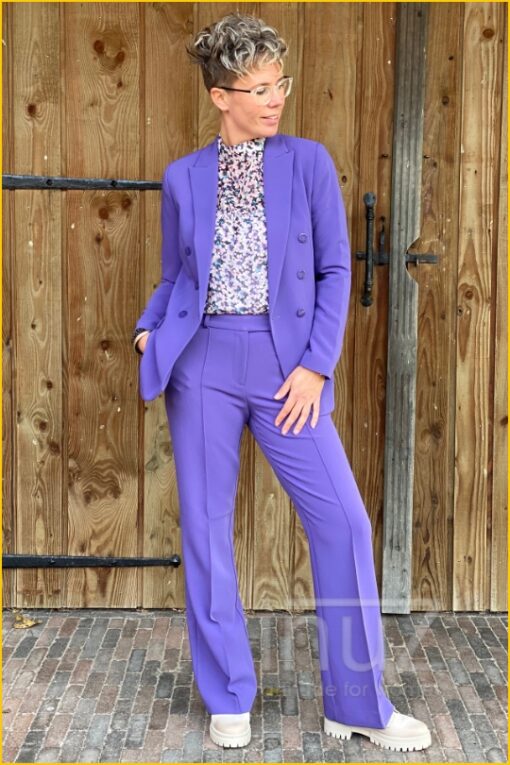 Blazer Perize Vis - AAI210059 purpleplum