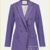 Blazer Perize Vis - AAI210059 purpleplum
