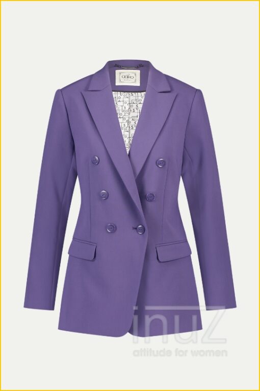 Blazer Perize Vis - AAI210059 purpleplum