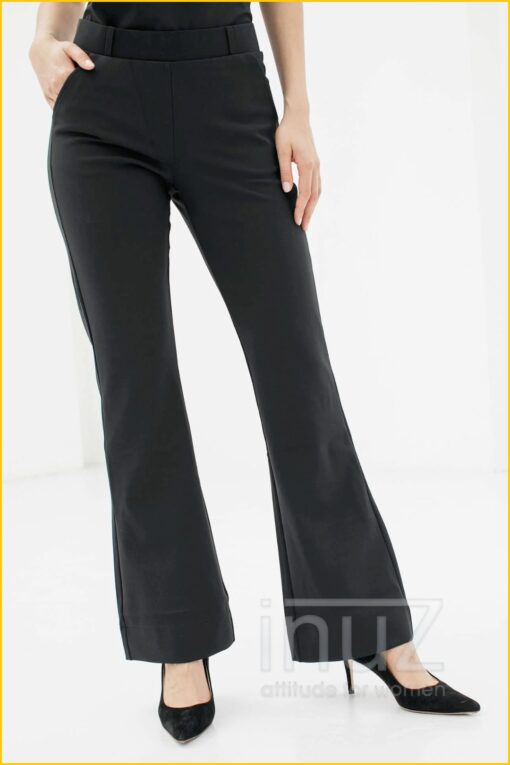 STU200068 Flair bonded trousers black