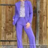 Broek Vantalle vis - AAI210060 purpleplum