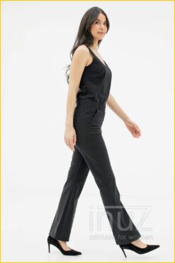 Alternative view of STU200068 Flair bonded trousers black
