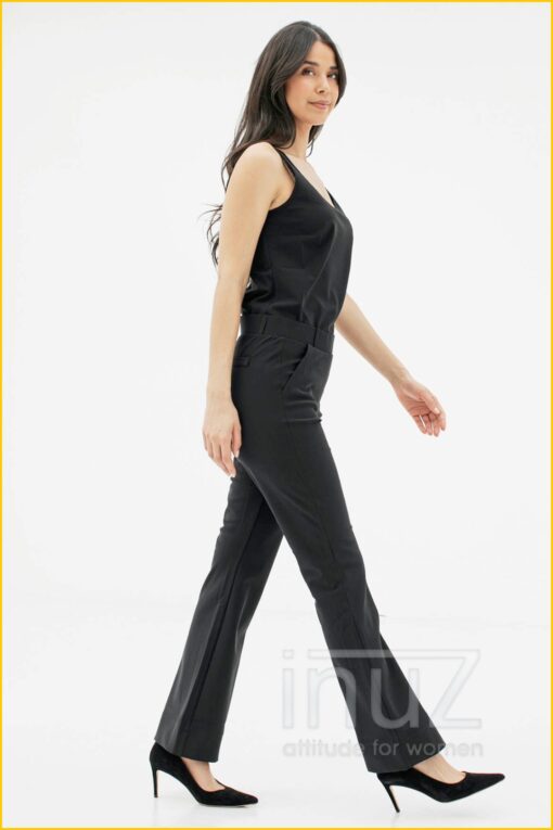 STU200068 Flair bonded trousers black - Afbeelding 2