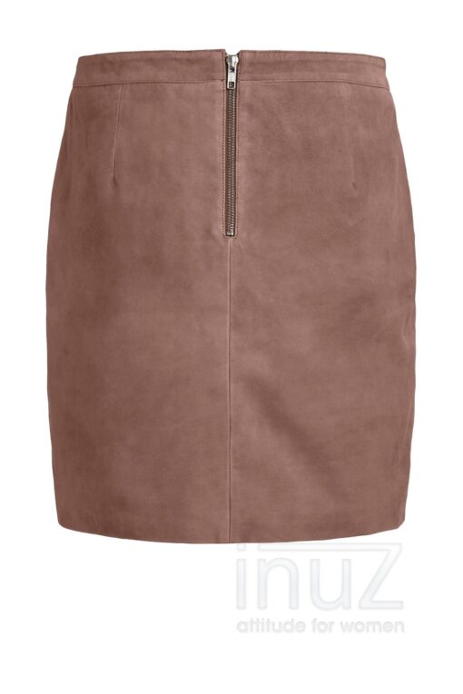 OBJ200059 Rok OBJCHLOE SUEDE SKIRT bruin - Afbeelding 2