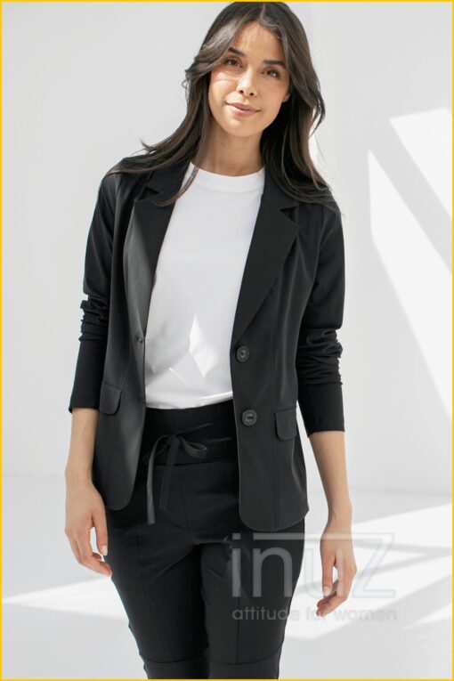 STU200033 Clean blazer zwart