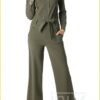 Jumpsuit metal ring -ZIP210033 groen