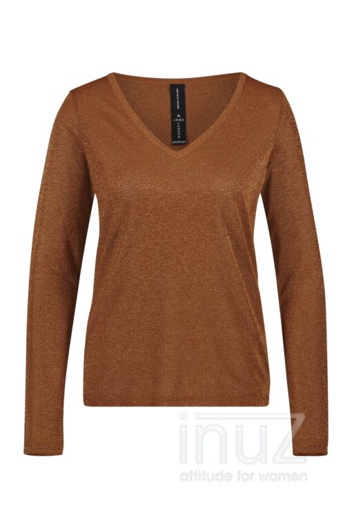 JAN200054  Shirt LM Grace V-Neck buin