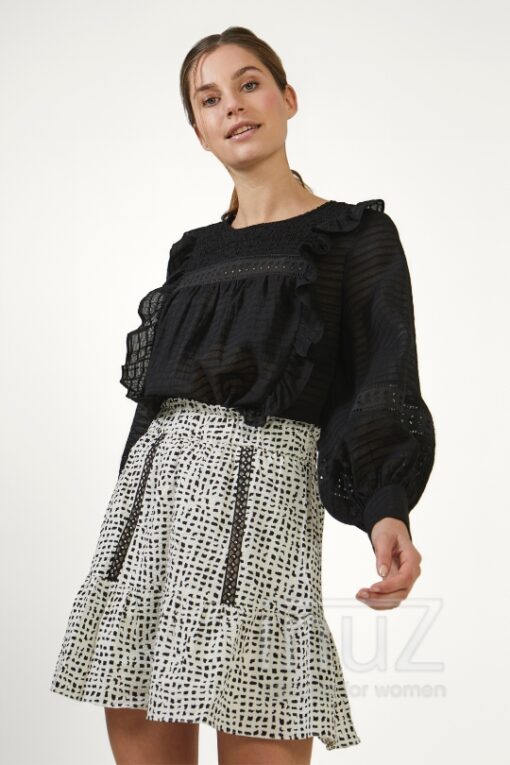 Blouse Zena - AAI210007 zwart - Afbeelding 2