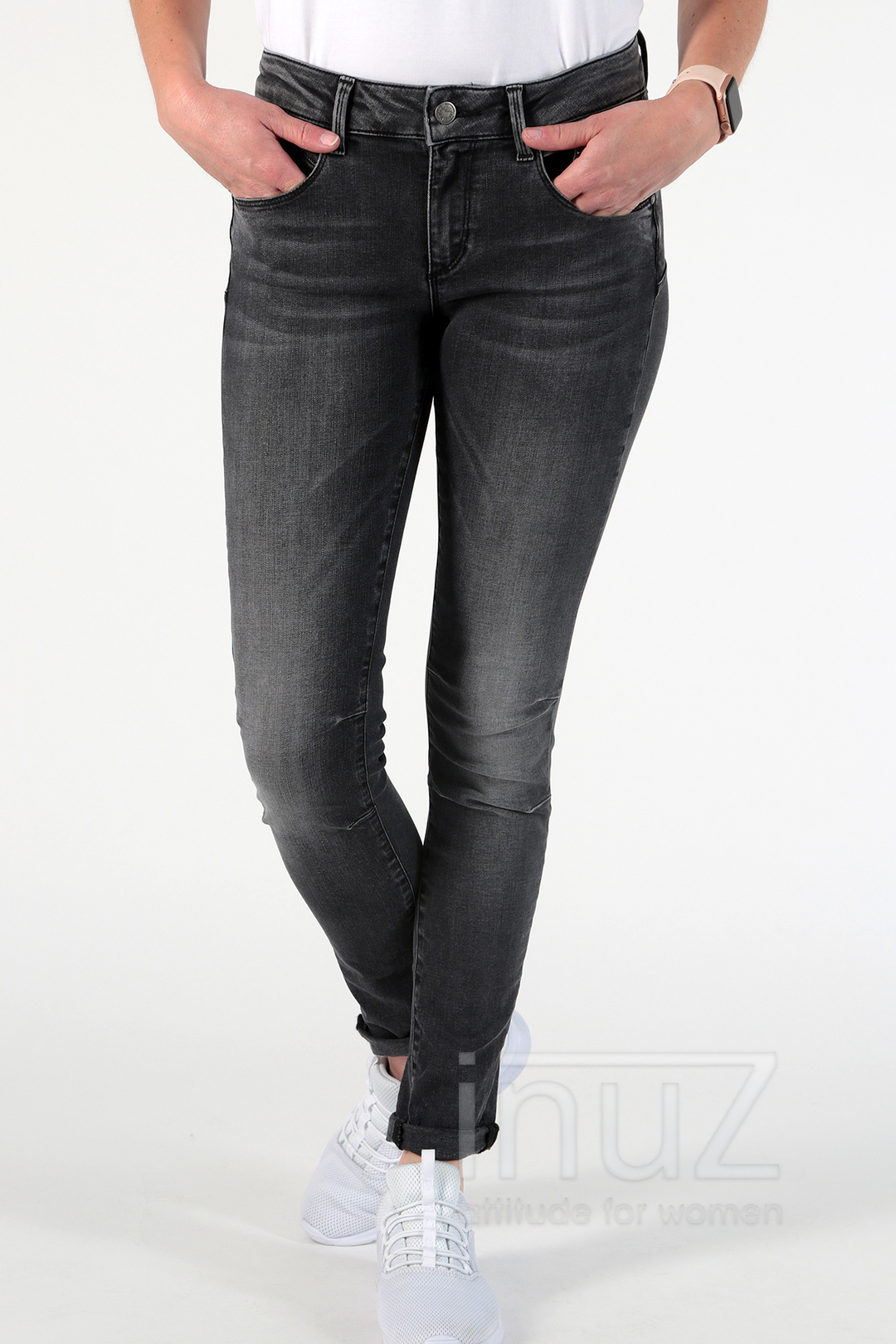 Miracle of Denim - MOD Jeans - MOD200008 Eva jeans grijs