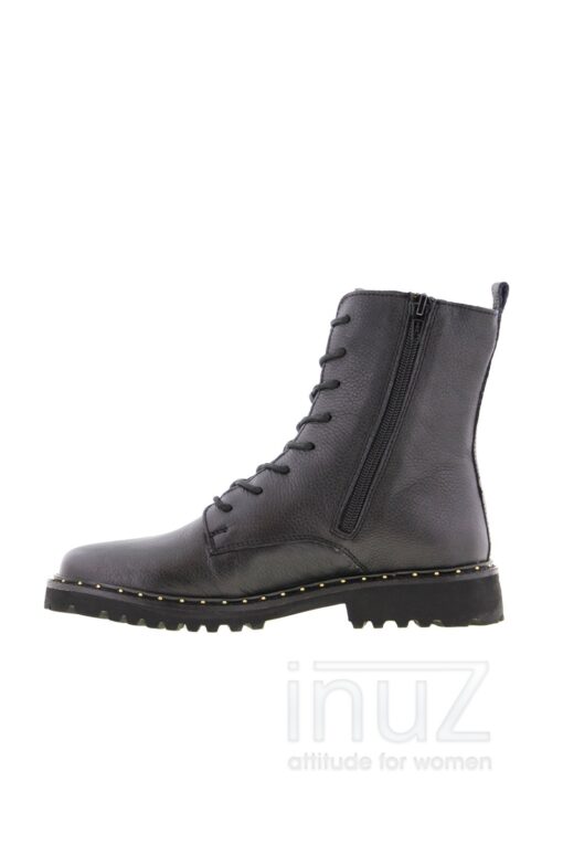black boot/gold zipper - TAN200009