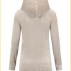 Hoodie velours -HEL210024 sand