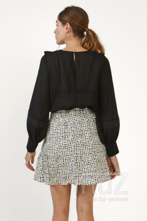 Blouse Zena - AAI210007 zwart - Afbeelding 4