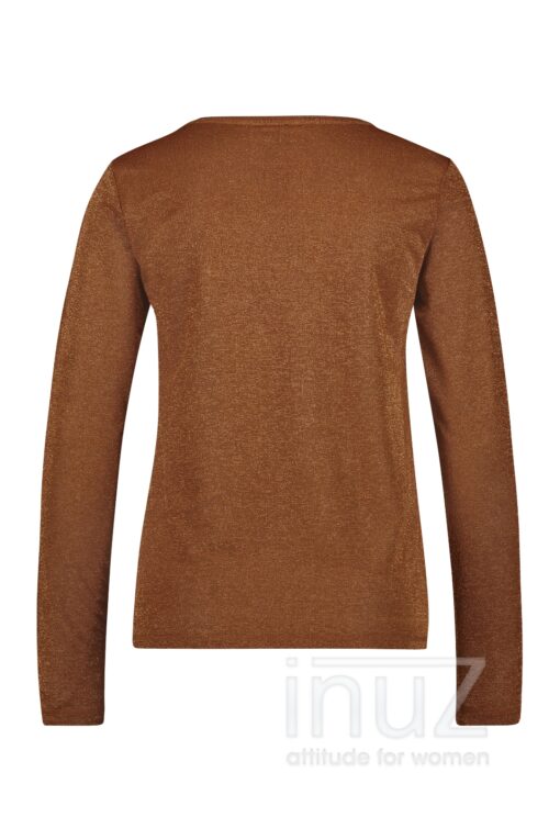 JAN200054  Shirt LM Grace V-Neck buin - Afbeelding 3