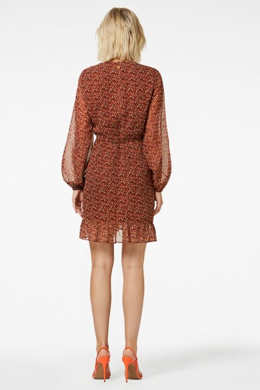 Mini jurk Rosy LS - FRE210003 bruin