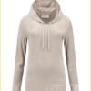 Hoodie velours -HEL210024 sand