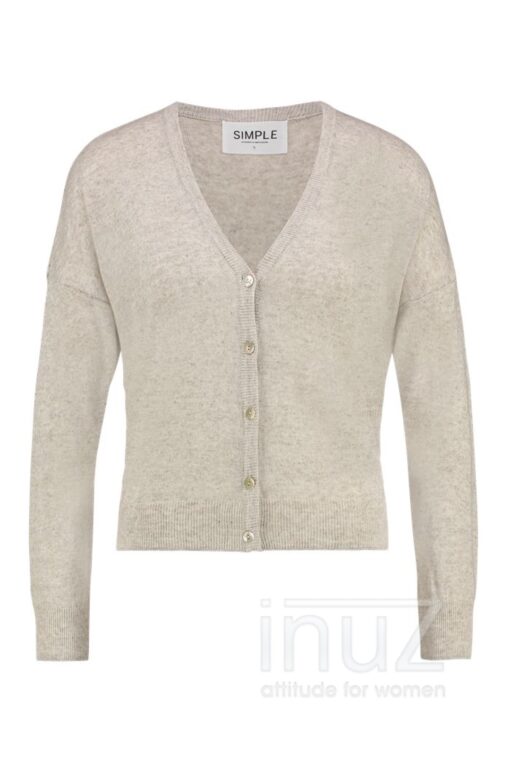 SIM200016 Fitted cardigan with buttons