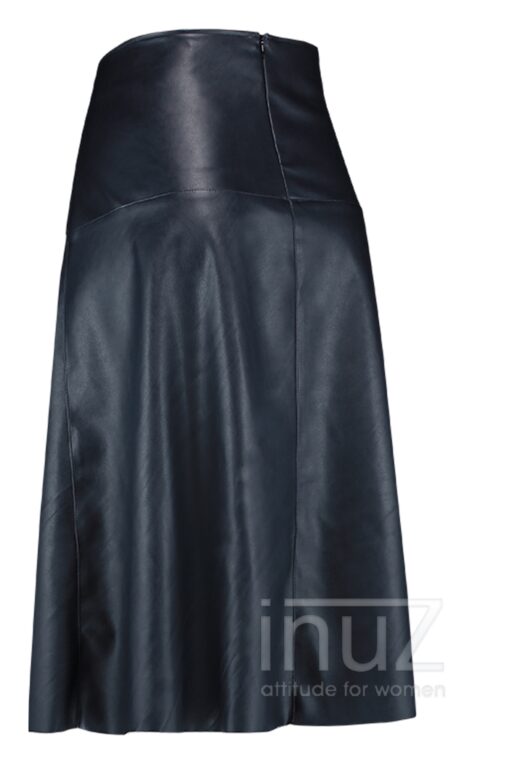 STU200017 Penny dull leather skirt