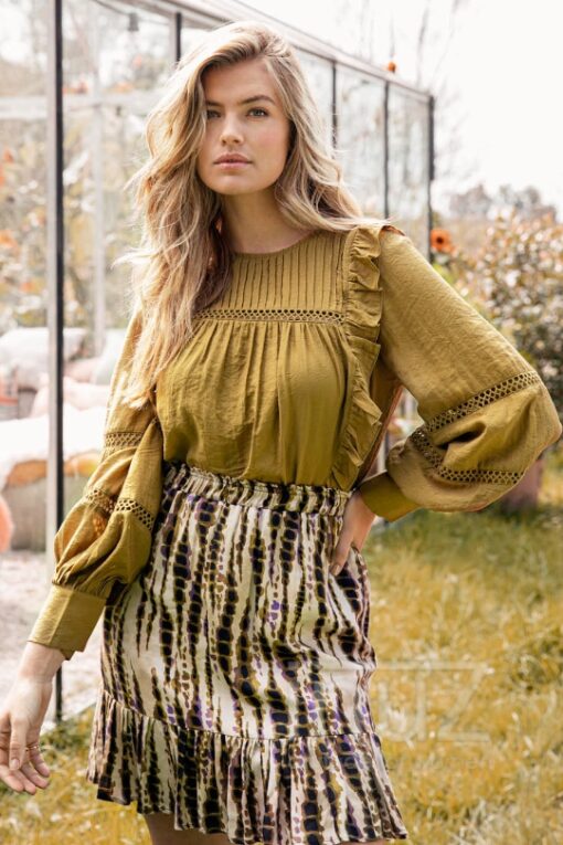 Blouse VAYENNA VIS 527 - AAI210033  geel - Afbeelding 7
