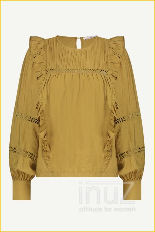 Blouse VAYENNA VIS 527 - AAI210033  geel - Afbeelding 3